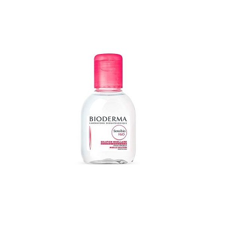 محلول پاک کننده آرایش بایودرما مدل Sensibio H2O حجم 100میلی لیتر